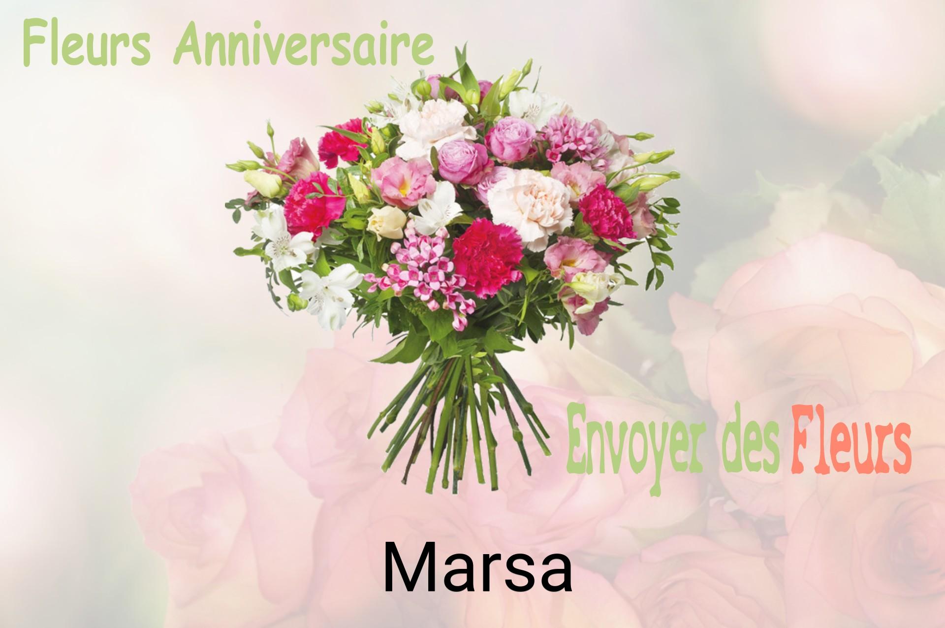 Bouquet de fleurs d’anniversaire livré à Marsa